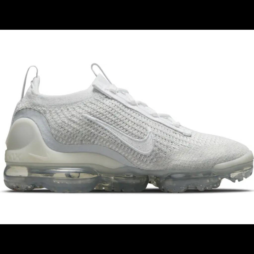 Nike Air Vapormax 2021 Flyknit Grey White Dh4084 Size 11 .5 Men